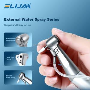 Kit de turbine dentaire basse vitesse ELIJAH, 2/4 trous, acier inoxydable, pour chirurgie buccale, design ergonomique, autoclavable, CE - Product Image 3