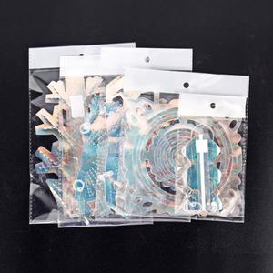 Ychon New Fashion Iridescent Shining Snowflake Decors Snow Flakes Garland Christmas Tree Ornament <strong>Frozen</strong> Theme <strong>Party</strong> <strong>Supplies</strong> - Product Image 4