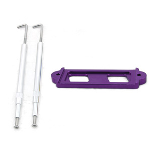 Support de montage de batterie en alliage d'aluminium pour Honda Civic 88-00, support de batterie de voiture avec tiges de support réglables - Product Image 2