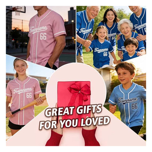 Maillot de softball respirant en maille de qualité supérieure pour homme, grande taille, avec nom d'équipe imprimé par <span class=keywords><strong>transfert</strong></span> thermique et patch brodé - Product Image 2