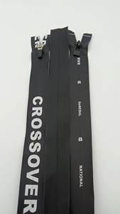 <span class=keywords><strong>Double</strong></span> <span class=keywords><strong>fermeture</strong></span> à glissière à ouverture bidirectionnelle personnalisée pour vêtements 5 #8 # matériau en nylon imperméable <span class=keywords><strong>fermeture</strong></span> à glissière à séparation bidirectionnelle - Product Image 5