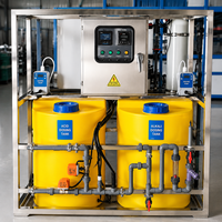 Équipement de dosage en ligne entièrement automatique de 200 L pour système de climatisation centralisée, système d'injection de produits chimiques pour le traitement de l'eau