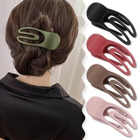 Pince à cheveux en écaille de tortue pour queue de cheval, chignon, usage quotidien et professionnel