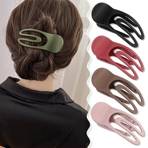 Pince à cheveux en écaille de tortue pour queue de cheval, chignon, usage quotidien et professionnel - Product Image 3