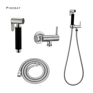 PINEBAY, оптовая продажа, Изготовление по индивидуальному заказу, ручной распылитель для биде, смеситель для ванной SUS304, спрей для унитаза, женский набор для чистки Shattaf - Product Image 1