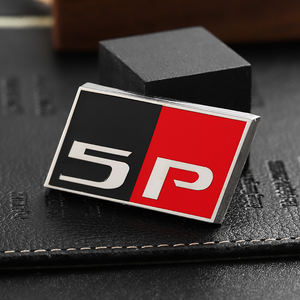 Proveedor de fábrica Etiqueta adhesiva metálica plateada Insignia de parrilla de coche Emblemas de coche esmaltados Carta 3D Ally Insignia de metal Emblema - Product Image 5