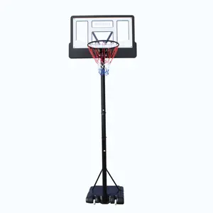 Supporto per canestro da basket all'aperto sistema di porta da basket regolabile per attrezzature sportive mobili da 10 piedi