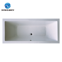 Baignoire transparente en acrylique pour adultes, prix d'usine, salle de bain d'occasion, bas prix