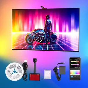 Daybetter Atmosphere Room Bedroom Decoration Smart TV Background Lights RGBIC Sync Screen Music Led Strip Lights With Camera