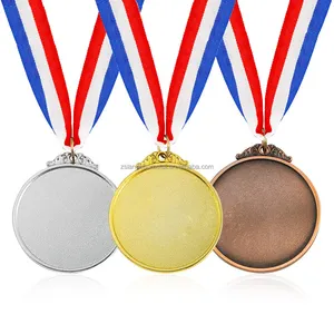 클래식 디자인 골드 실버 브론즈 구리 빈 메달 커스텀 로고 대회 기념품을위한 달리기 피니셔 메달