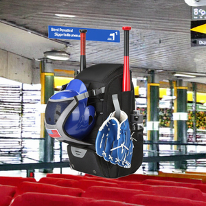 Sac à dos de baseball et de softball portable de grande capacité en nylon 50-70L, vente en gros d'usine, logo personnalisé, sac de sport multifonction - Product Image 3