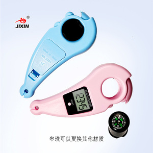 Contador de cuentas digital Jixin con brújula, conteo manual, portátil, de mano, color macaron 22201 - Product Image 2