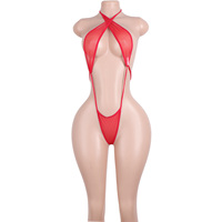 Lingerie sans bretelles en dentelle, string bikini, vêtements exotiques, filet en maille, costumes de strip-teaseuse, robe sexy, combinaisons, maillots de bain érotiques, soutien-gorge