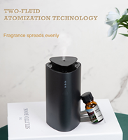 Diffuseur d'huiles essentielles portable sans eau, rechargeable, étanche, pour voiture, avec capteur de vibration intelligent, garantie 1 an OV-1