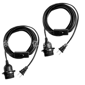 E27 Lamp Holder Power Cord 10A 250V <b>With</b> <b>Switch</b> For Indoor Lighting Extension Cable AU <b>Plug</b> Screw Base Plastic Material - Product Image 1