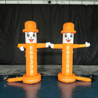 Mascotte dentaire gonflable personnalisée de 3 m, Danseur d'air en forme de dent, en tissu Oxford imperméable et résistant au soleil pour événements et ouvertures de magasins