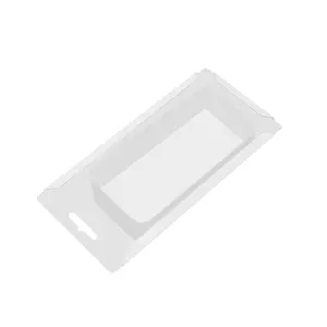 Factory supply custom clear slide blister card packaging trays for cosmetic toy eletronic doll