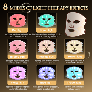 NIR Infravermelho Luz Pele Rejuvenescimento Máscara Facial Levou Máscara Rosto Cuidados Com A Pele Levou Dispositivo De Beleza Levou Máscara Rosto Cuidados Com A Pele - Product Image 2