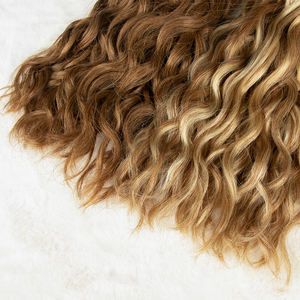 Nastro naturale crudo dell'onda di acqua naturale dei capelli ricci dei capelli della 100% dei capelli umani - Product Image 2