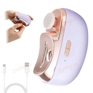 เครื่องตัดเล็บอัตโนมัติ 3 in 1 แบบชาร์จไฟได้ พร้อมความเร็ว 2 ระดับ และดีไซน์เก็บเศษเล็บ สำหรับเด็กทารก เด็ก และผู้ใหญ่ - Product Image 1