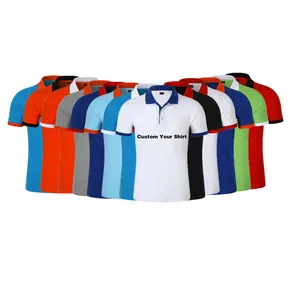Sublimation Blank Terylene Golf T-shirt Plain T-shirt Custom Logo Polo T-shirt Embroidery Plus Size