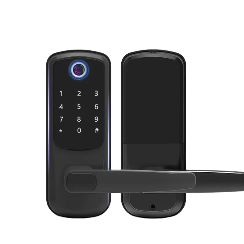 Kunci Hotel Kontrol Dapat Diandalkan, Kunci Pintu Pintar Digital Silinder dengan Perangkat Penguncian Kunci Pintu Wifi Wifi Sim