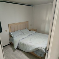 Casa Contenedor Expandible de Lujo, Villa Prefabricada con Diseño de Concepto Abierto, Dormitorio Moderno, Fácil Instalación