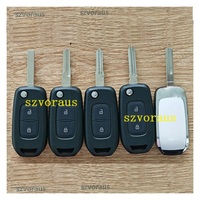 Coque de clé de voiture de haute qualité, 2 boutons, coque de clé rabattable pour Renault Megane Kwid, coque arrière blanche sans logo, vente en gros