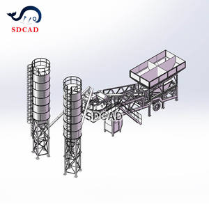 Planta Mezcladora <span class=keywords><strong>de</strong></span> Concreto Móvil <span class=keywords><strong>de</strong></span> 25m3/h, Planta Portátil para Mezclar Concreto - Product Image 2