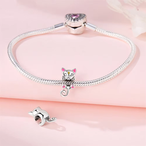 סיטונאי חמוד לטש קסם לחיות מחמד 925 צמיד כסף חתול וכלב אביזרים לדיי אופנה נשים מתנות - Product Image 2