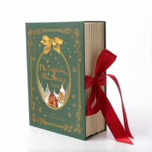 Custom Large <strong>Christmas</strong> New Year 3D <strong>Design</strong> Pop up Paper Book Shape <strong>Gift</strong> Packaging <strong>Gift</strong> Boxes With Ribbon - Product Image 5