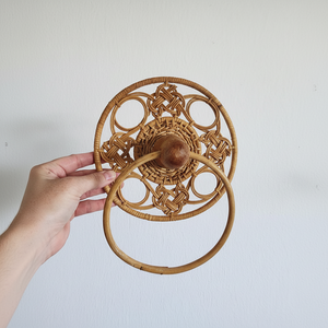 Porte-serviettes en rotin élégant de qualité supérieure avec un bel artisanat parfait pour les hôtels, les centres de villégiature et les projets d'intérieur professionnels - Product Image 1