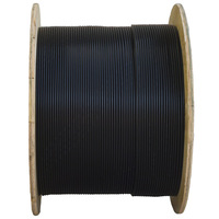 Câbles à fibres optiques monomodes 2-24 fibres avec gaine PE, certifiés ISO9001/CE/RoHS, type GYXTW, pour extérieur aérien, fabriqués en usine
