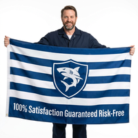 Drapeaux de Célébration Personnalisés en Polyester Durable, Impression par Sublimation HD pour Fête d'Anniversaire, Livraison Rapide, Résistants à la Décoloration