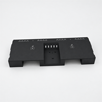 Coque de protection pour chargeur sans fil en plastique ABS PC noir moulé par injection, pièces de panneau électronique personnalisées OEM