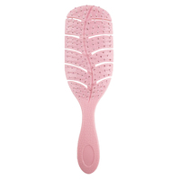 Mode Simple humide et sec Massage brosse à cheveux doux poils en Nylon brosse à cheveux Salon de coiffure outils démêlant brosse à cheveux