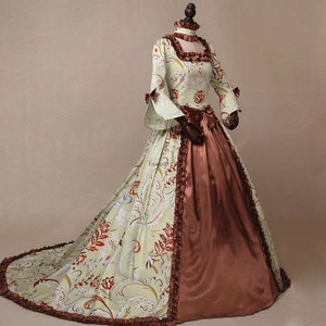 Reine Medievale Femme Robe Médiévale Rétro Pour Femme Punk