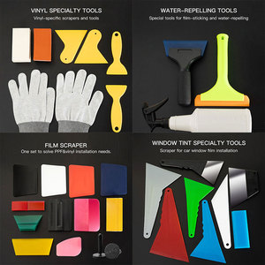 Xe phim ppf công cụ gói Vinyl giống cây chổi thiết lập cửa sổ Tint cài đặt cài đặt scraper ppf công cụ cho xe Vinyl wrapkit - Product Image 5