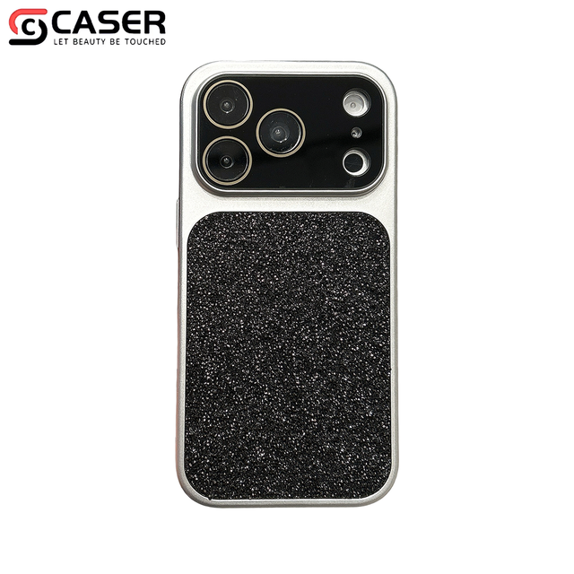 Glitter Diamond Grain  Full Camera Lens Protective Cover Luxury Bling Sparkle Girlish Style Soft Phone Shell for iPhone 13-18