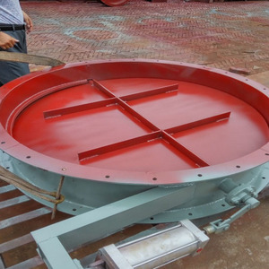 Válvula de Mariposa de Ventilación Turbo para Alta Temperatura, Gas y Aire, Operación Manual, Uso Industrial - Product Image 2