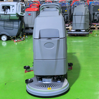 Nouvelle autolaveuse électrique autoportée M4 avec batterie 24V 100Ah et autonomie de 2-3h, commande à une touche, 3-en-1 pour usage domestique et commercial