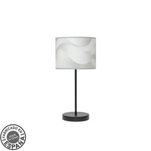 Lámpara de mesa 1xe14, color negro y gris, dimensiones 42x17x17cm, ideal para decorar espacios y proporcionar luz ambiental. - Product Image 1