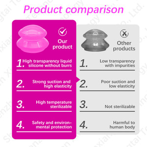 Coppettazione Set di terapia Anti-Cellulite massaggio Silicone ventosa ventosa massaggiatore cinese agopuntura Anti-invecchiamento riduttore rughe
