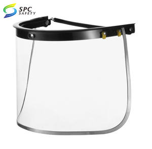 <span class=keywords><strong>Casque</strong></span> industriel transparent <span class=keywords><strong>anti</strong></span>-éclaboussures monté sur support en aluminium protection faciale de protection visière pour <span class=keywords><strong>casque</strong></span> dur - Product Image 2