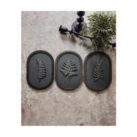 Décoration murale botanique moderne, feuilles de fougère découpées au laser, décor en bois 3D minimaliste pour salon