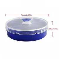 Plombs de pêche en plomb de qualité supérieure de 205 pièces avec boîte de rangement pratique-5 tailles rondes pour une coulée précise et une pêche en eau profonde