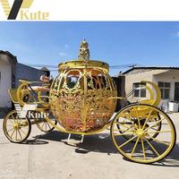 Chariot électrique en forme de citrouille résistant aux intempéries, véhicule de tourisme adapté à toutes les saisons, utilisation commerciale en extérieur