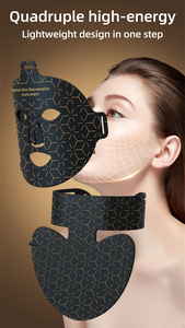 <span class=keywords><strong>Masque</strong></span> de luminothérapie infrarouge rouge à 8 couleurs et <span class=keywords><strong>masque</strong></span> de luminothérapie LED pour le visage, le cou et la poitrine - Product Image 4