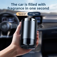 Diffuseur d'arômes intelligent pour voiture, type brume, avec minuterie, protection contre la panne d'eau et la cuisson à sec, alimentation USB pour véhicule