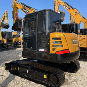 Excavadora de segunda mano China Sany60C, excavadora hidráulica sobre orugas Sany60, buenas condiciones, excavadora pequeña de 6 toneladas SY60C lista para enviar - Product Image 1